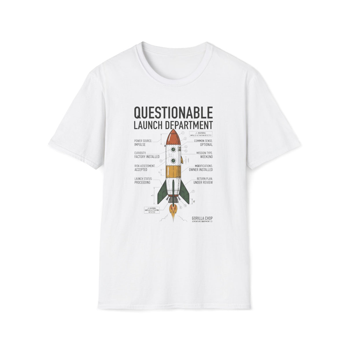 Questionable Launch Department T-Shirt