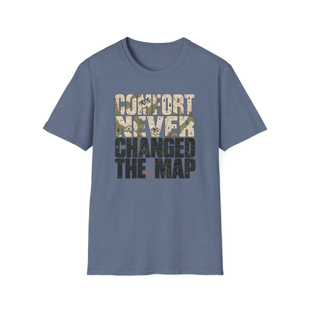 Comfort Never Changed The Map T‑Shirt