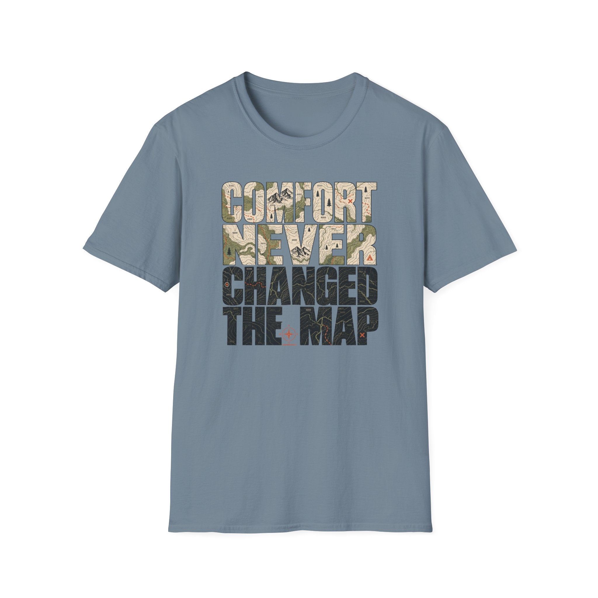 Comfort Never Changed The Map T‑Shirt