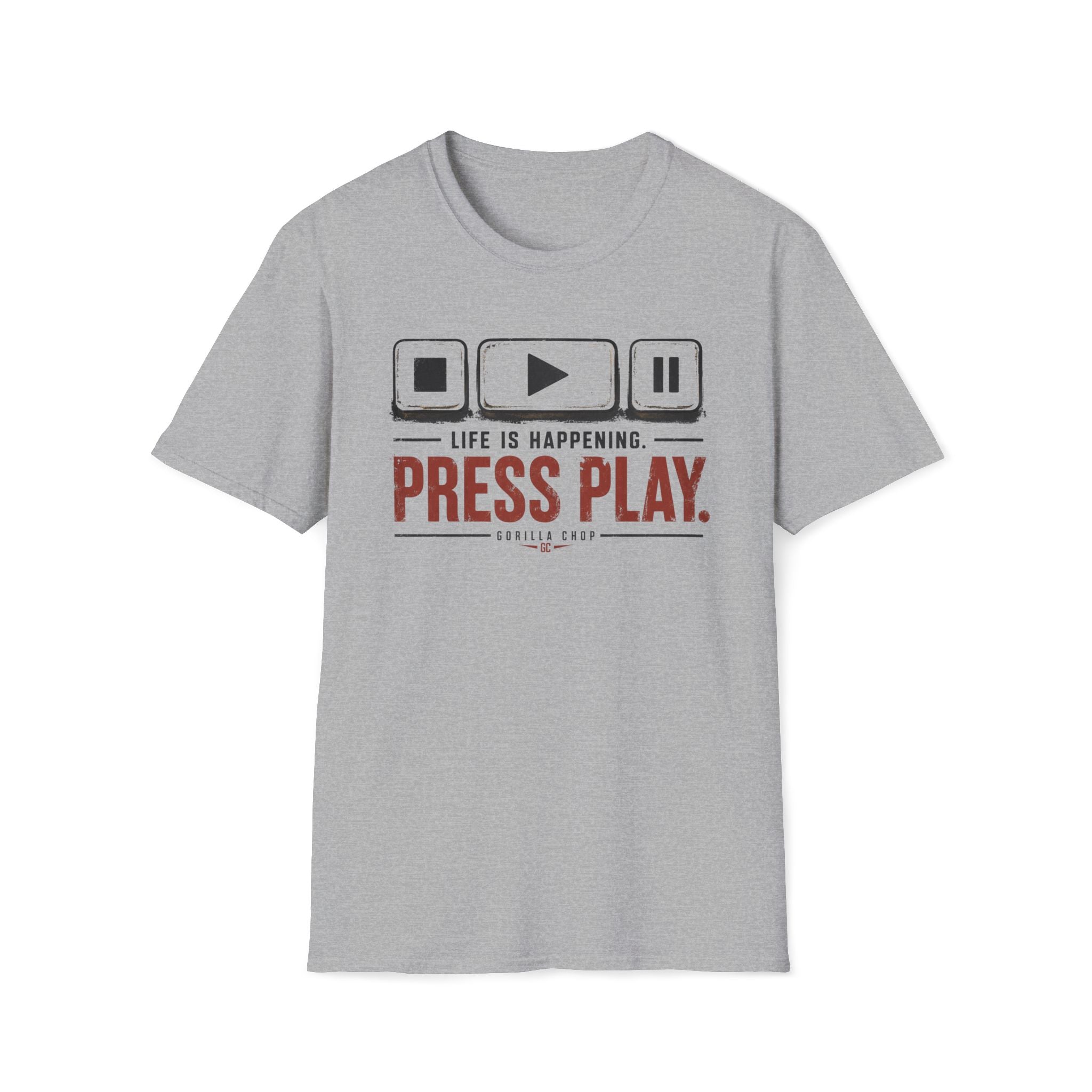 Life is Happening Press Play T-Shirt