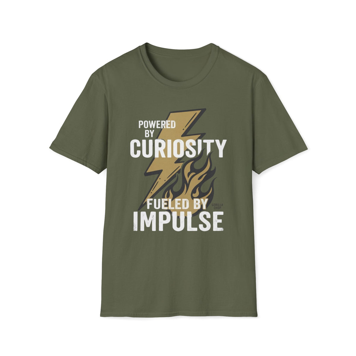 Powered by Curiosity, Fueled by Impulse T-Shirt