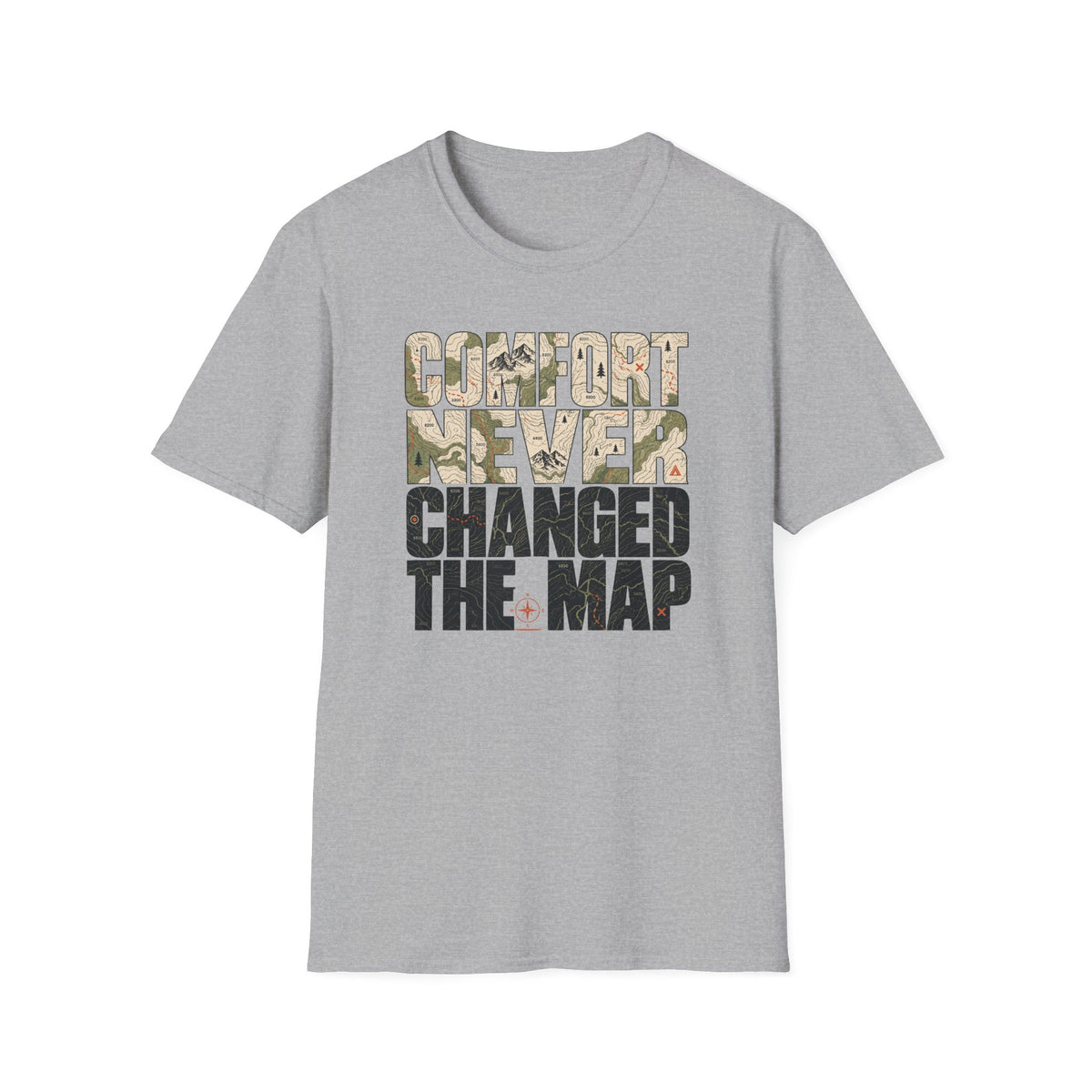 Comfort Never Changed The Map T‑Shirt