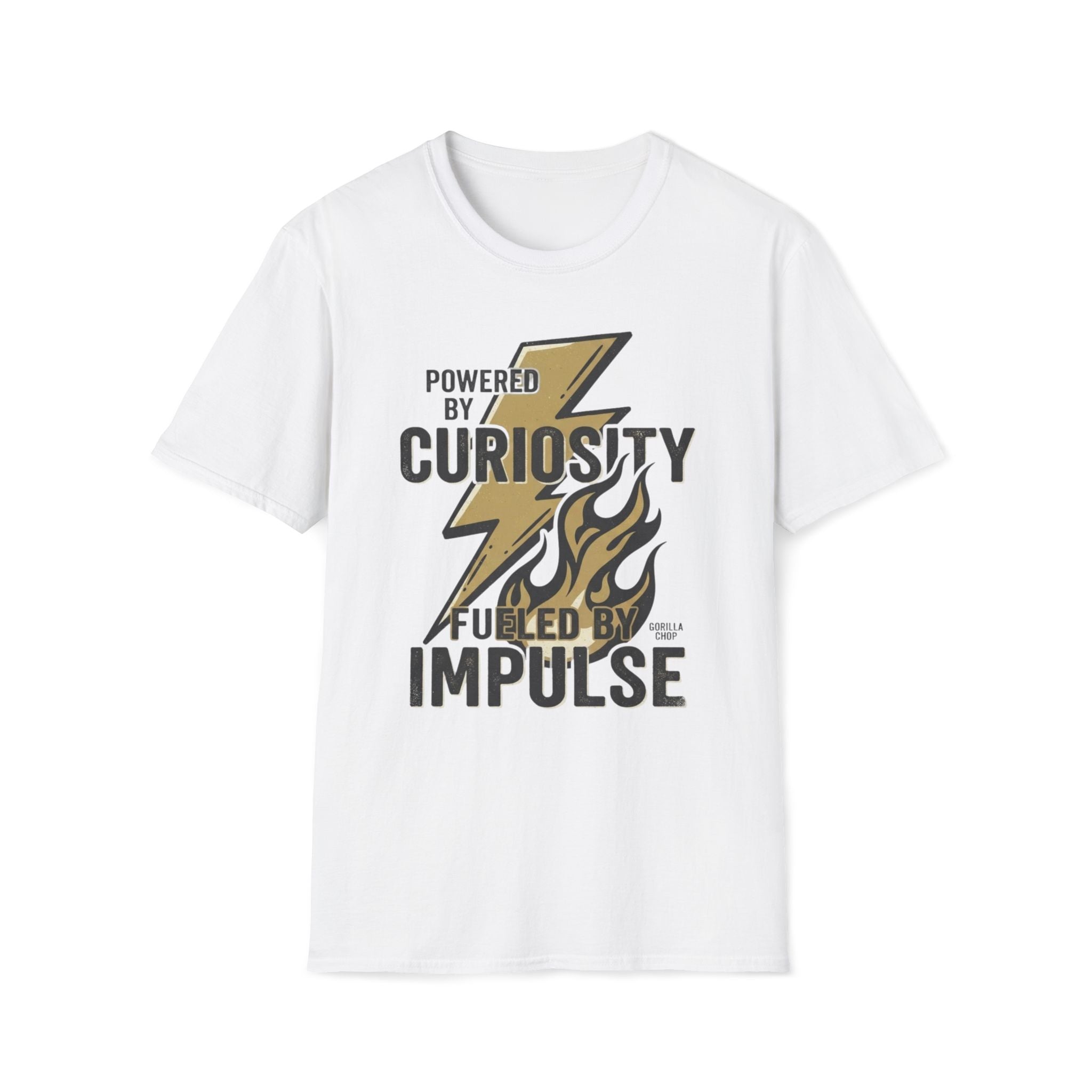 Powered by Curiosity, Fueled by Impulse T-Shirt