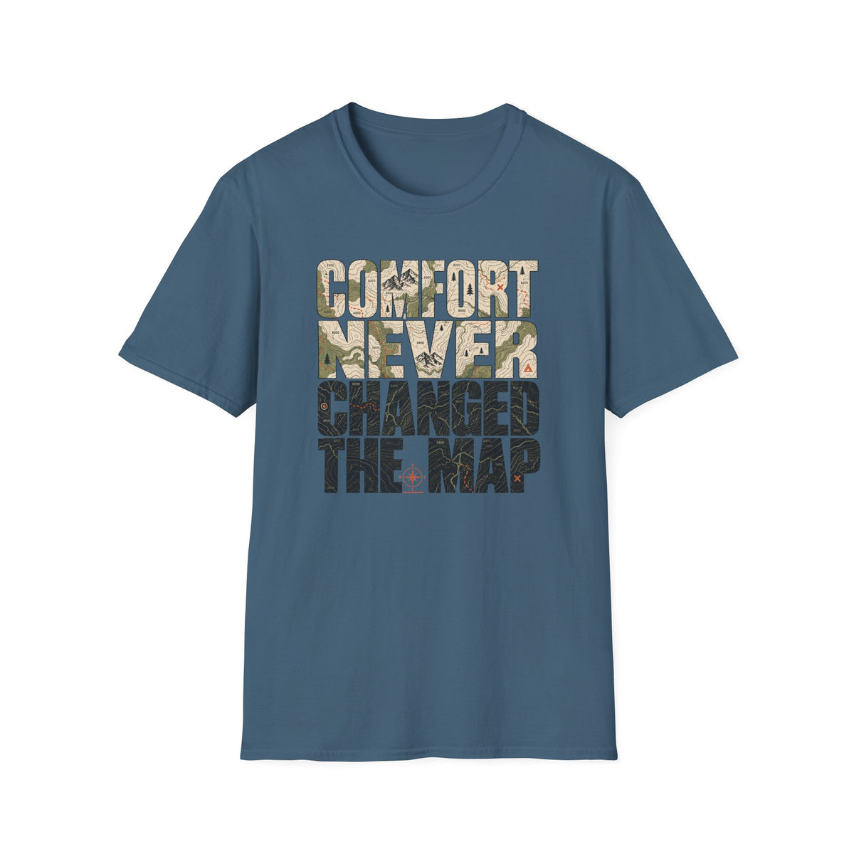 Comfort Never Changed The Map T‑Shirt