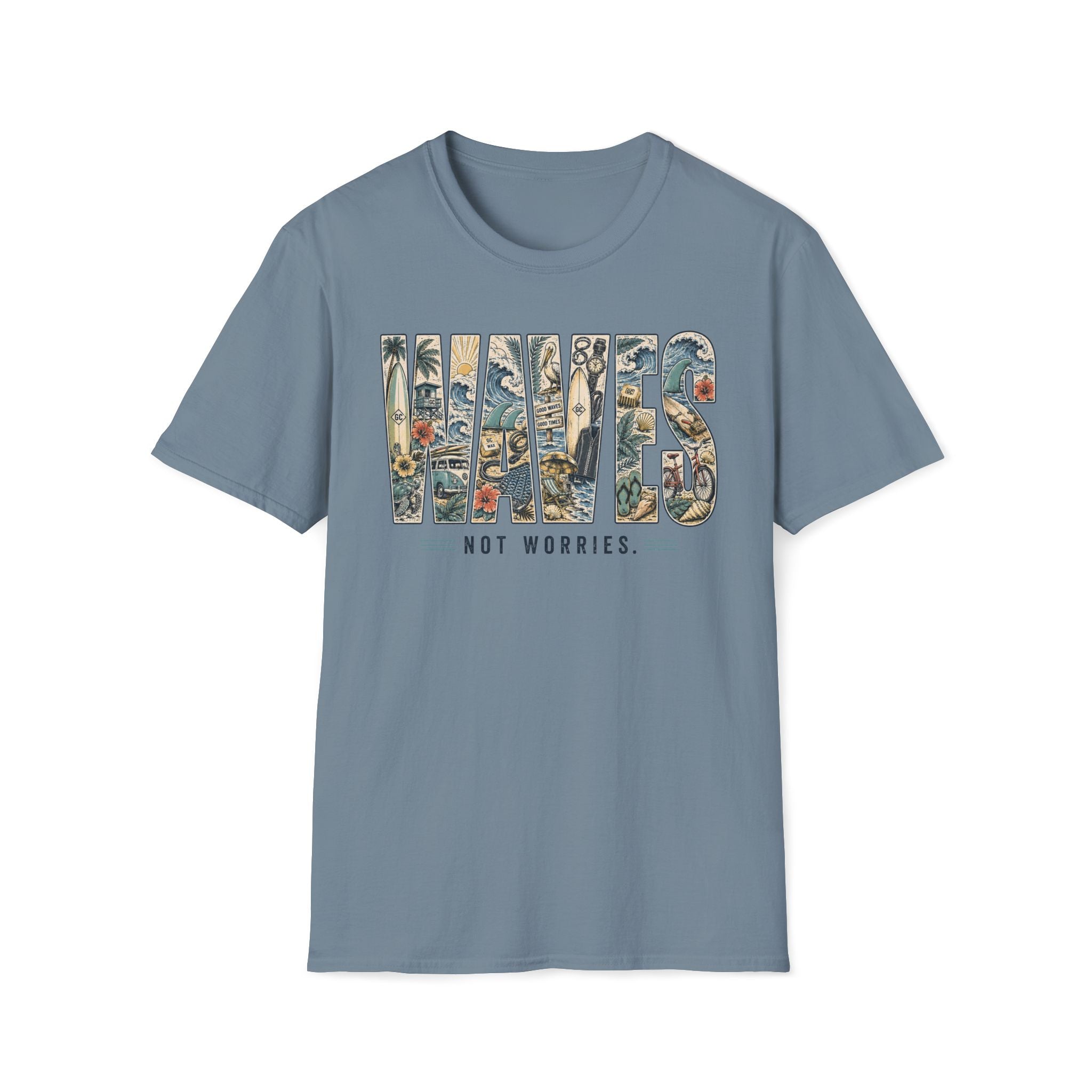 Waves Not Worries T-Shirt