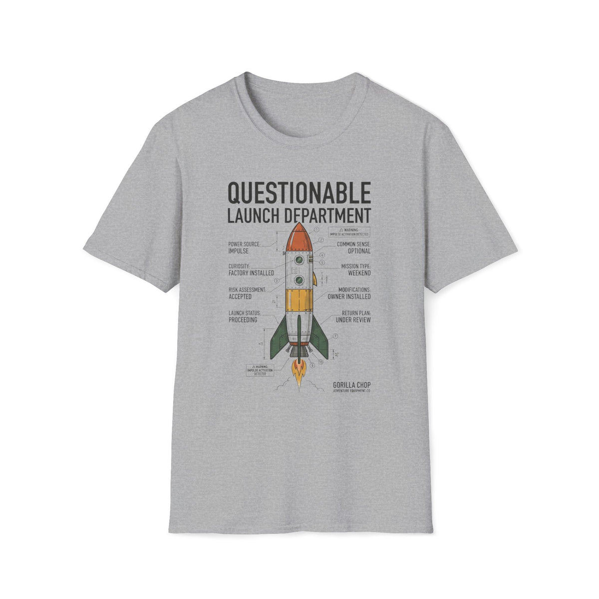 Questionable Launch Department T-Shirt