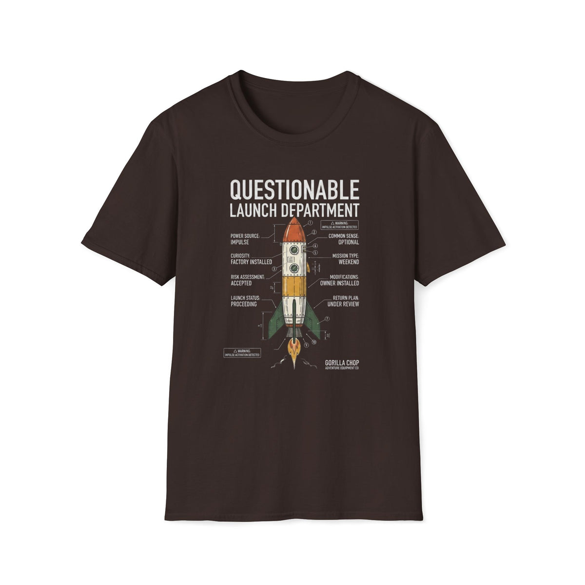 Questionable Launch Department T-Shirt