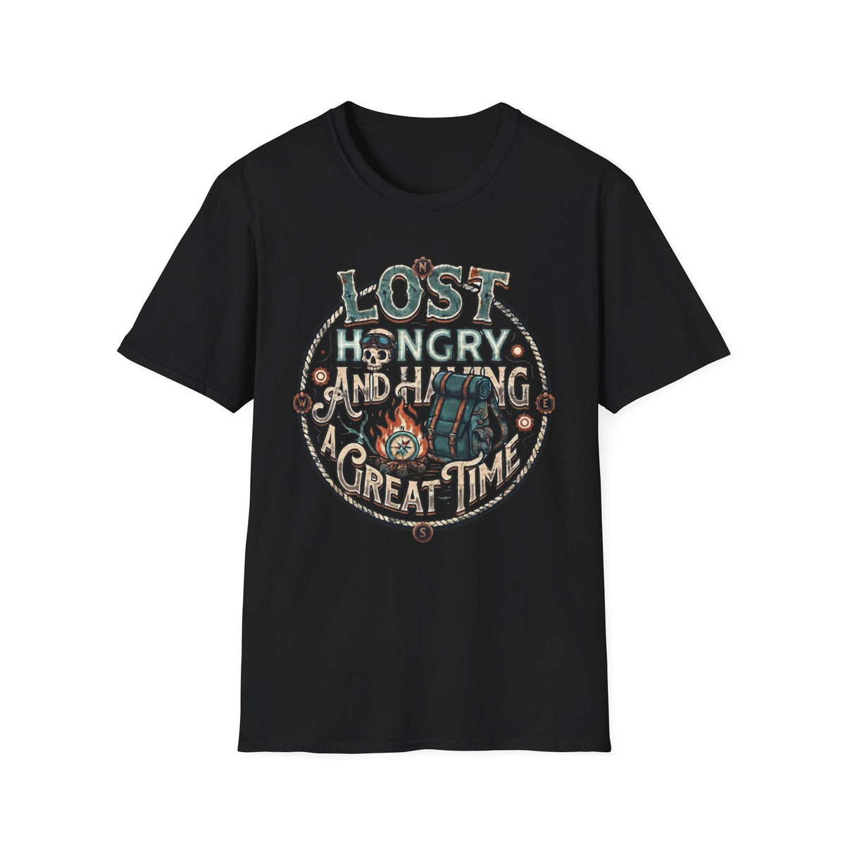 Lost, Hungry, and Having a Great Time T-Shirt