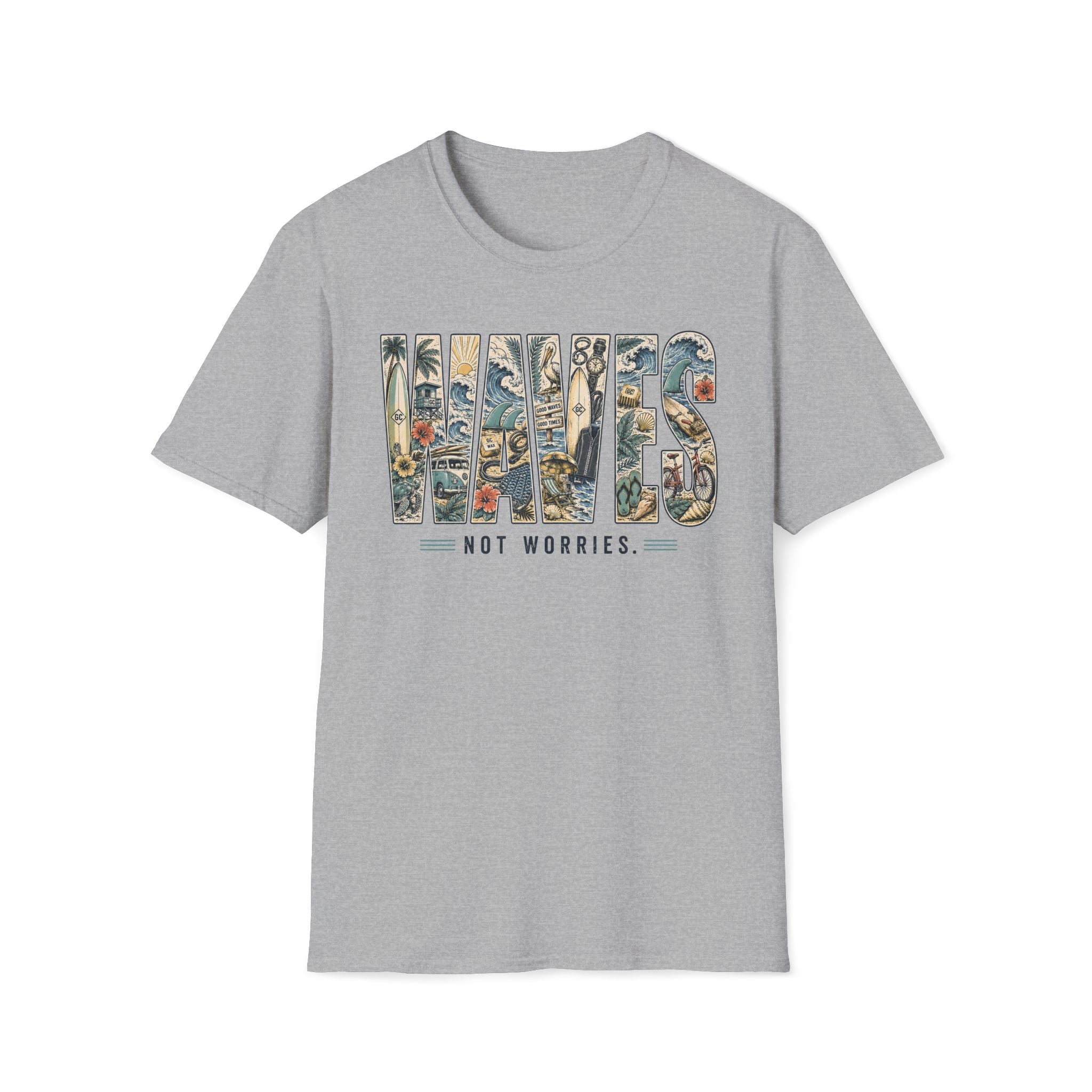 Waves Not Worries T-Shirt