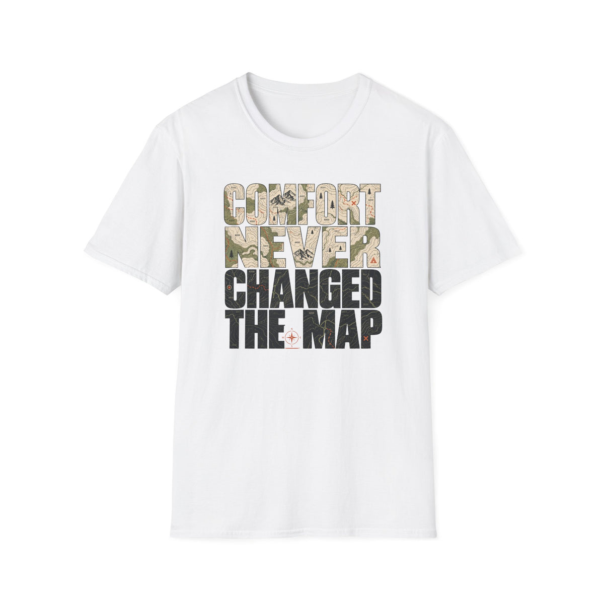 Comfort Never Changed The Map T‑Shirt