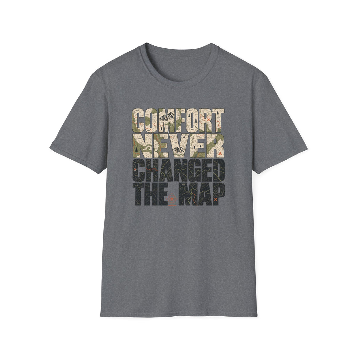 Comfort Never Changed The Map T‑Shirt