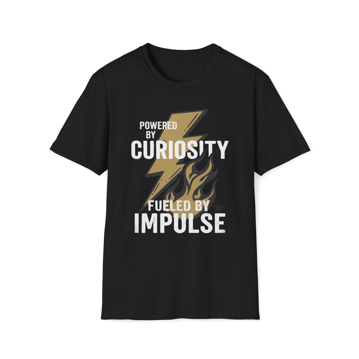 Powered by Curiosity, Fueled by Impulse T-Shirt