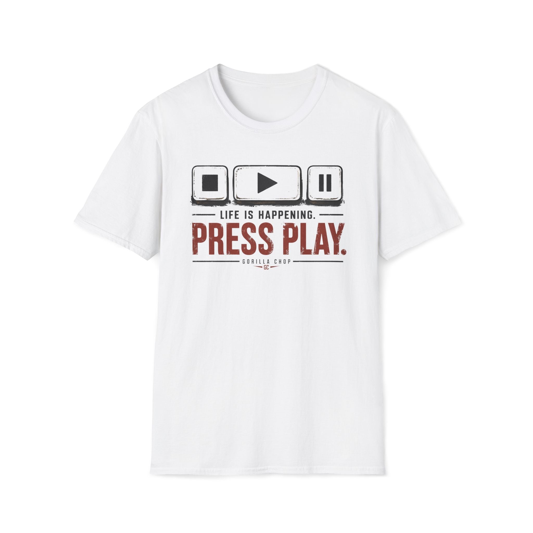 Life is Happening Press Play T-Shirt