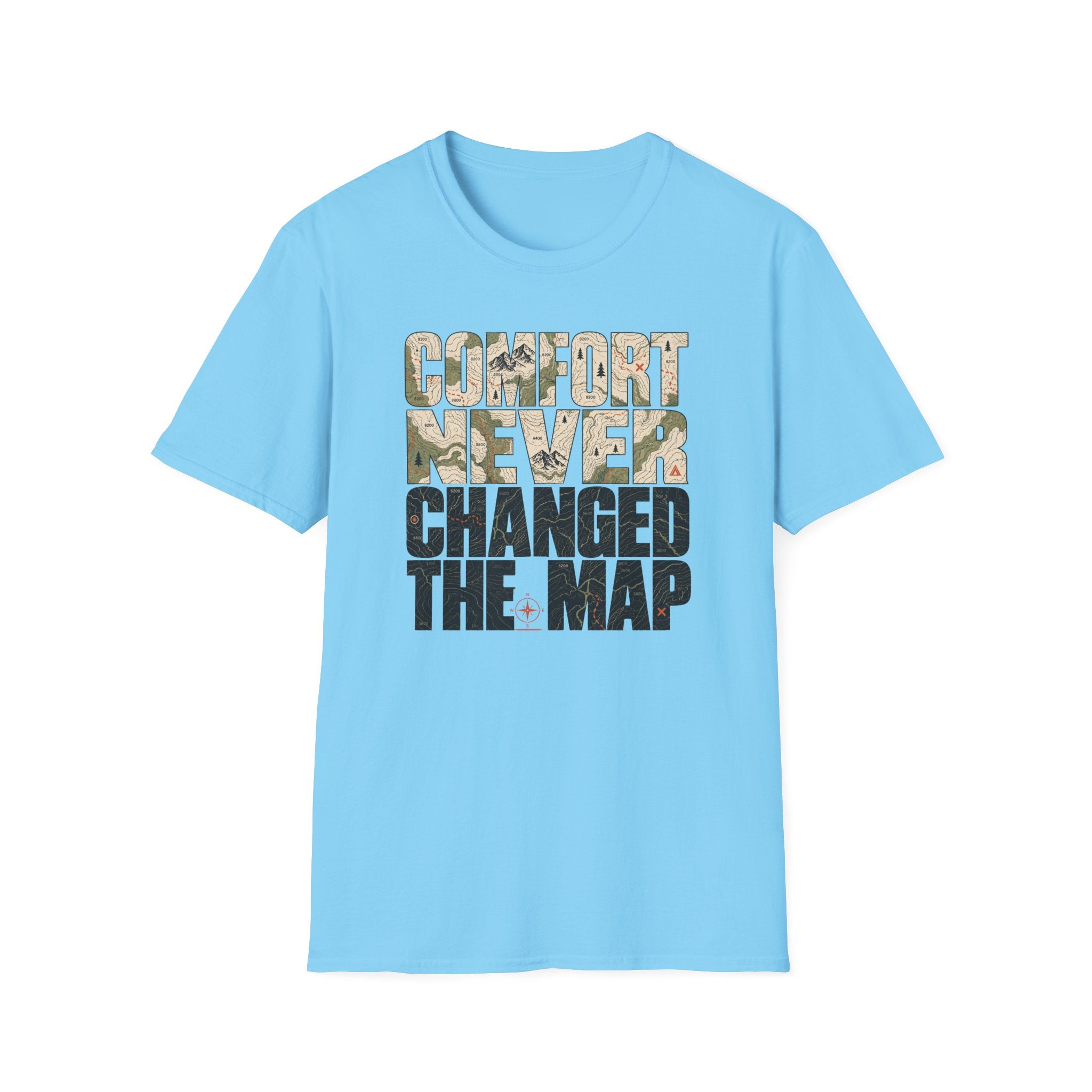 Comfort Never Changed The Map T‑Shirt
