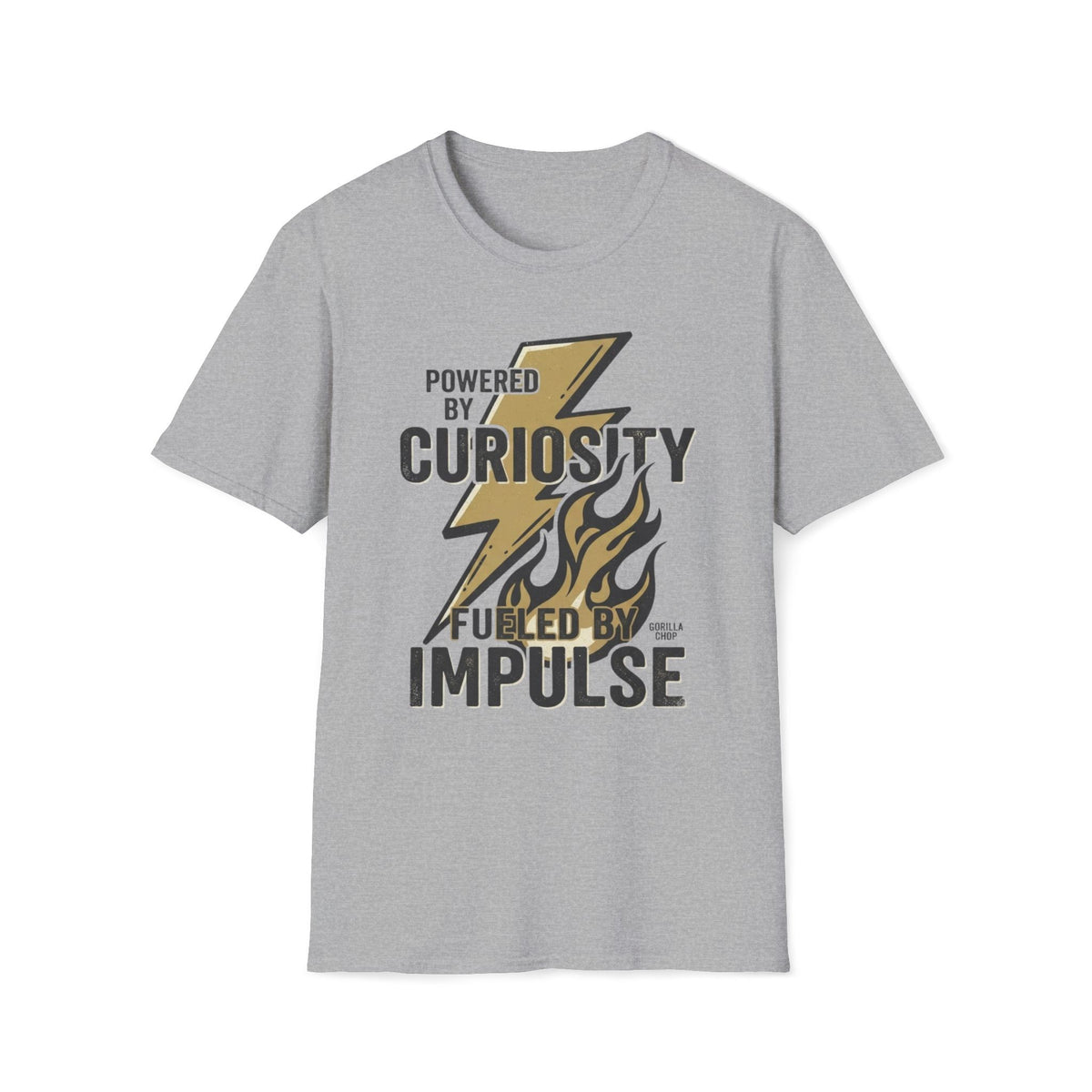 Powered by Curiosity, Fueled by Impulse T-Shirt